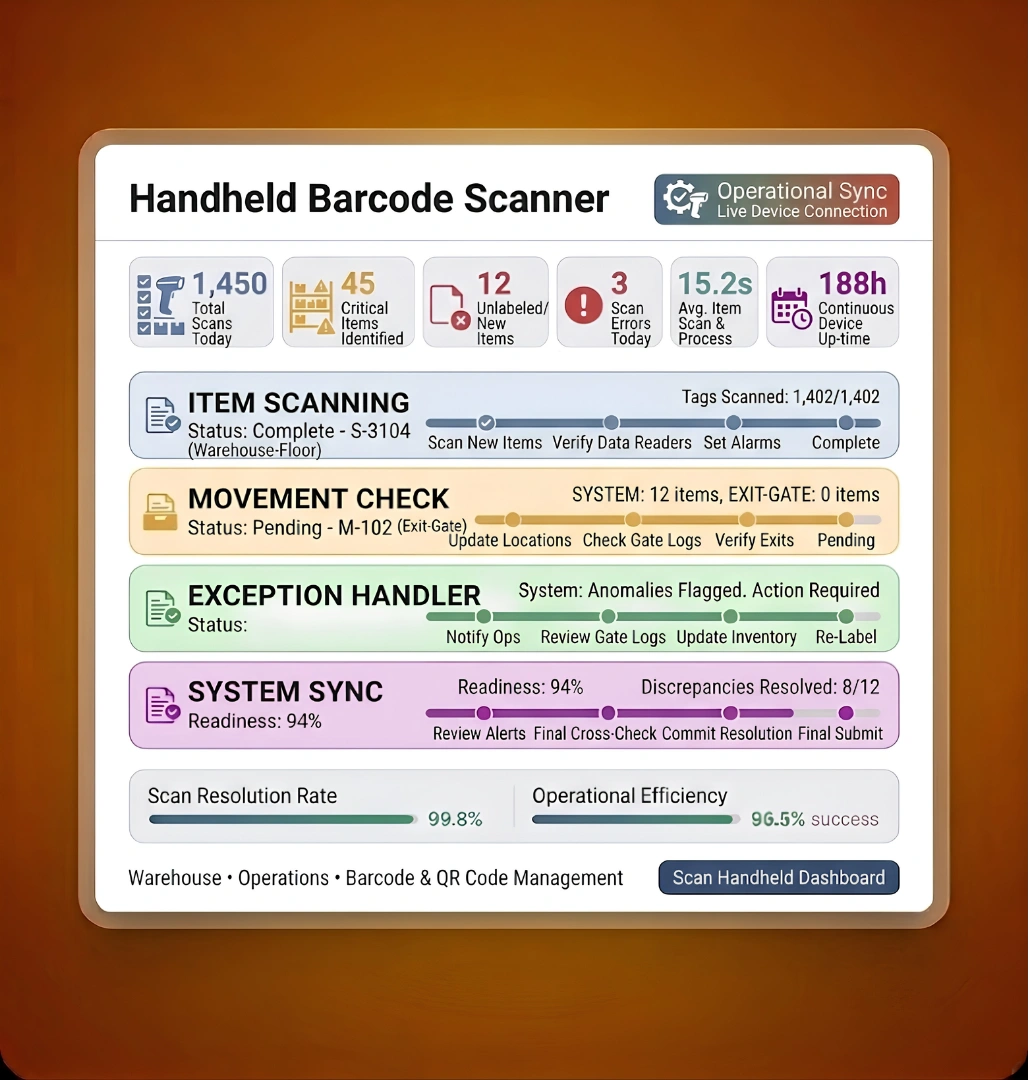 Handheld Barcode Scanner