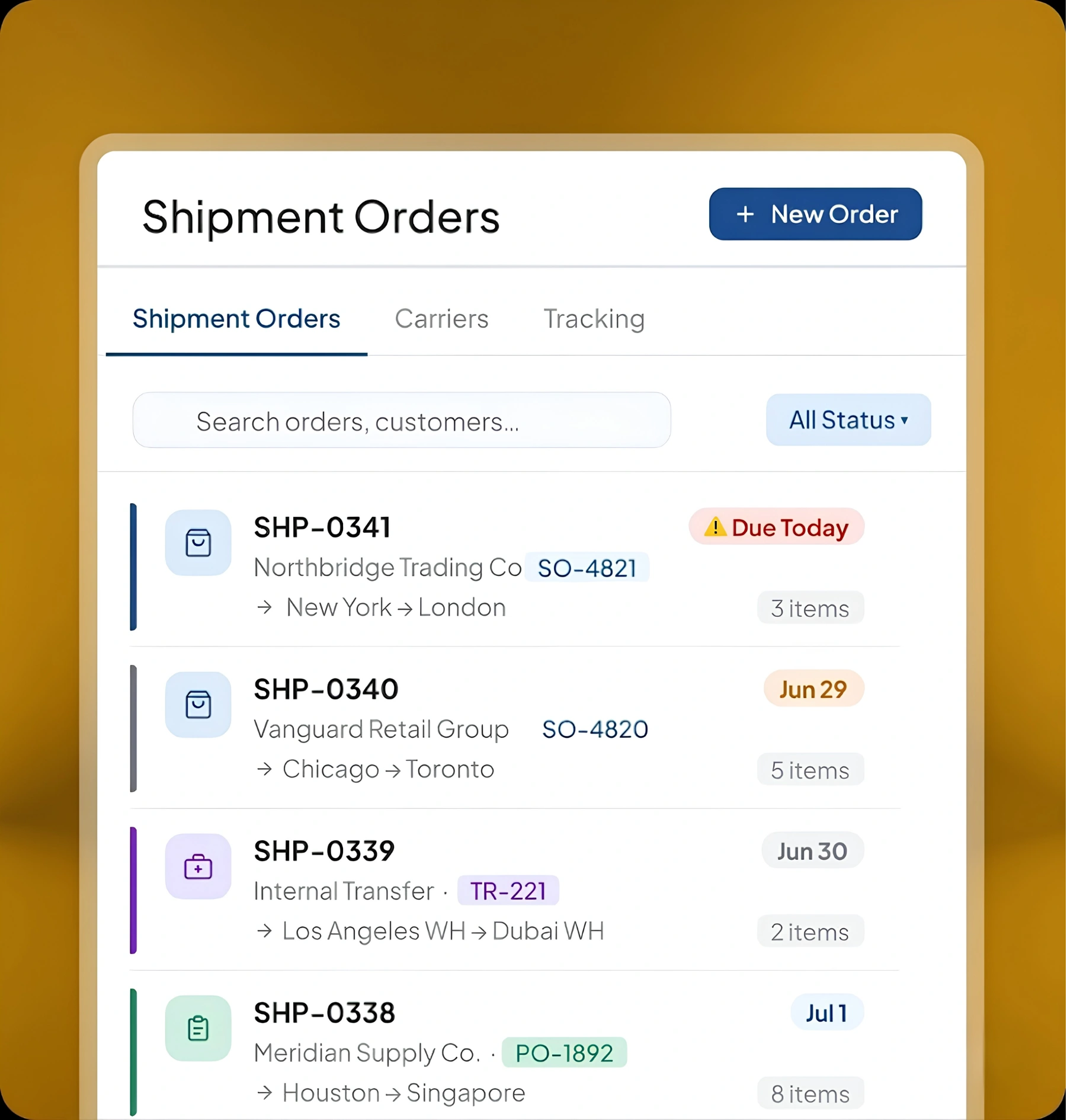 Shipment Management